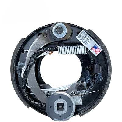 7" Left Outer Electric Brake Plate – Trailer Backing Plate