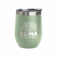 Gobelet à Vin Kuma Isotherme en Acier Inoxydable - Double Paroi, Couvercle Anti-Éclaboussures, Sans BPA