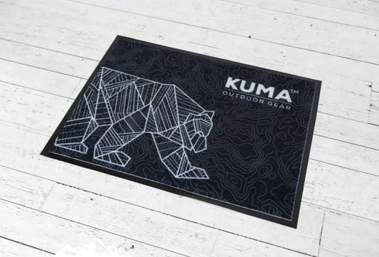 Tapis de Porte Noir 31.5" x 24" Kuma