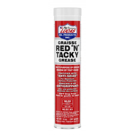 Red N Tacky Lithium Grease 14 oz – High Temperature & Pressure