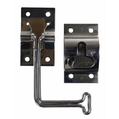 Loquet de porte 6''-90°en acier innoxidable