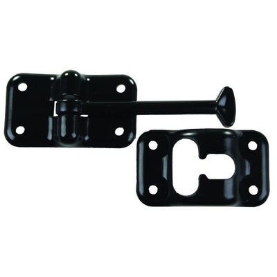 Butoir de porte en T pour VR – 3,5 pouces, plastique noir, avec vis de fixation
