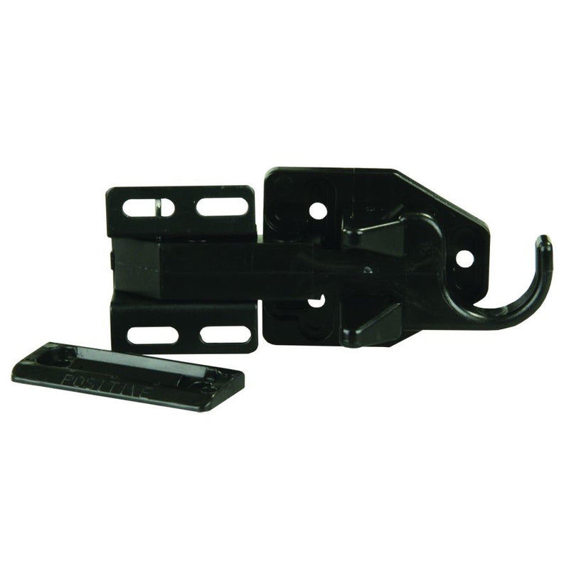 Loquet de porte moustiquaire JR Products 20-0245 noir universel pour VR