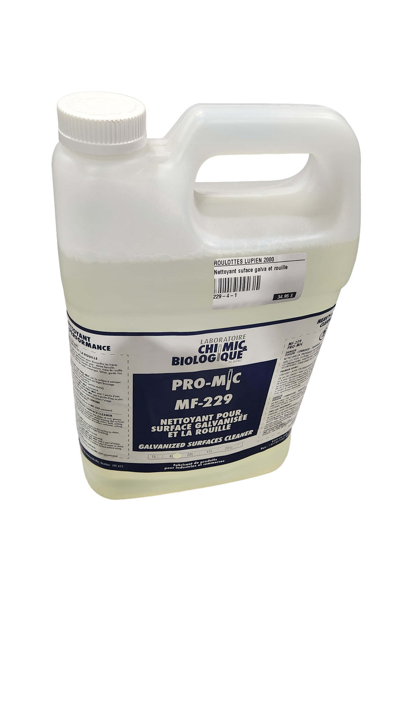 Nettoyant pour surface galvanisée et rouille MF-229 PRO-MIC
