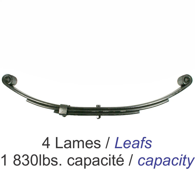 4 LEAF SPRING,1830LBS,25 1/4