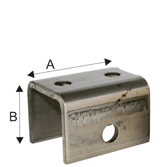 Main d’attache avant 3" x 2-1/2" – Support de ressort pour suspension de remorque