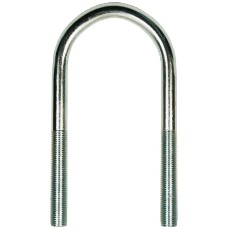 Étrier en U Rond 2 1/2" x 1/2" Zinc | Fixation Remorque et Métal