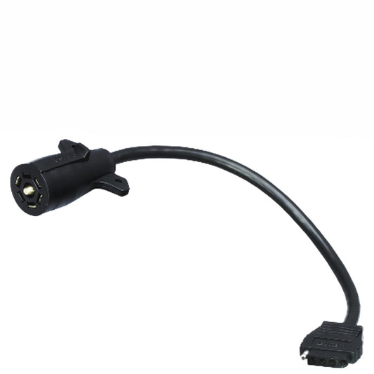 Adaptateur 7 brins à 4 brins plat – 18" fils pour remorque