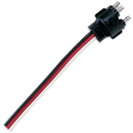 Connecteur 3 fils 12" droit pour système électrique de remorque
