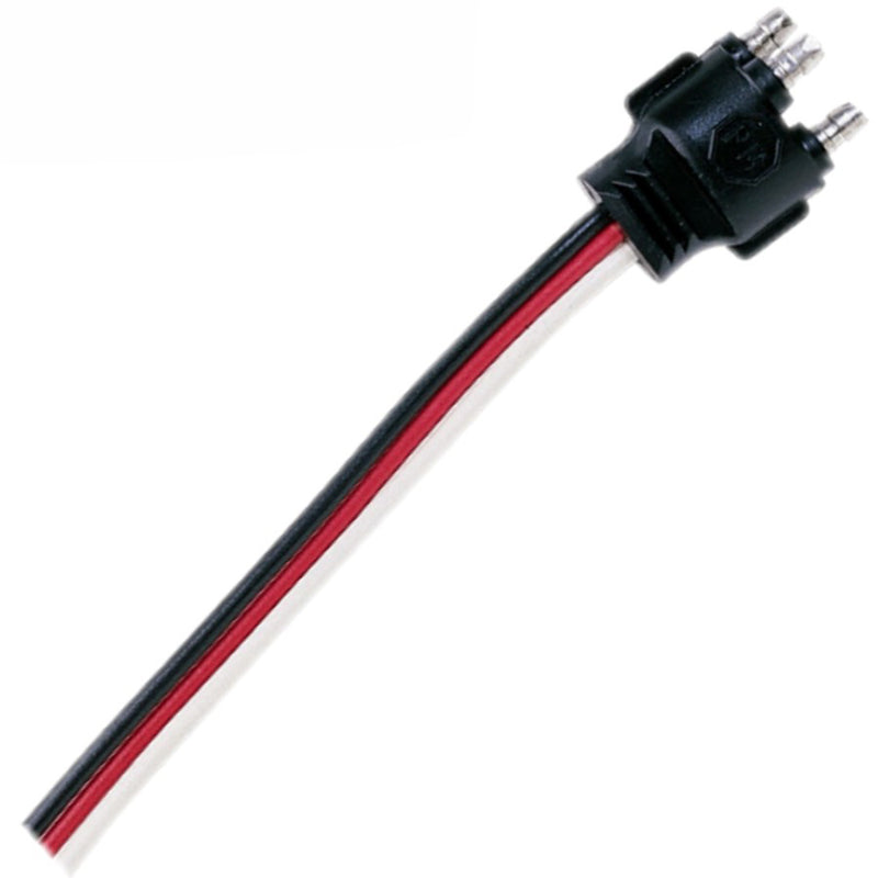 Connecteur 3 fils 12" droit pour système électrique de remorque