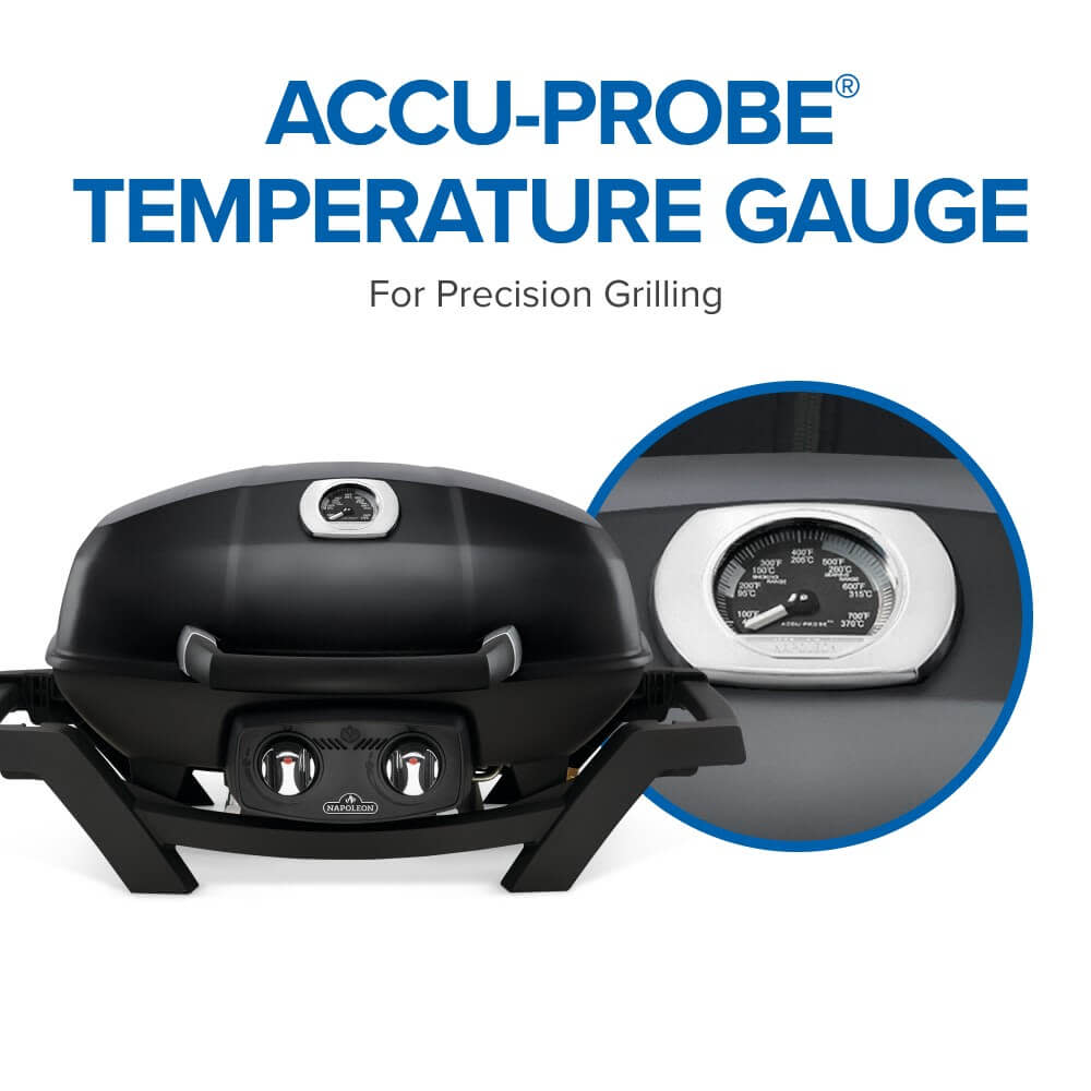 Barbecue Portable Napoleon TravelQ™ PRO285 - Gaz Propane, Grilles en Fonte, Haute Performance