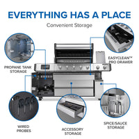 Napoleon Prestige PRO 665 Elite Grill with Electric Smoker