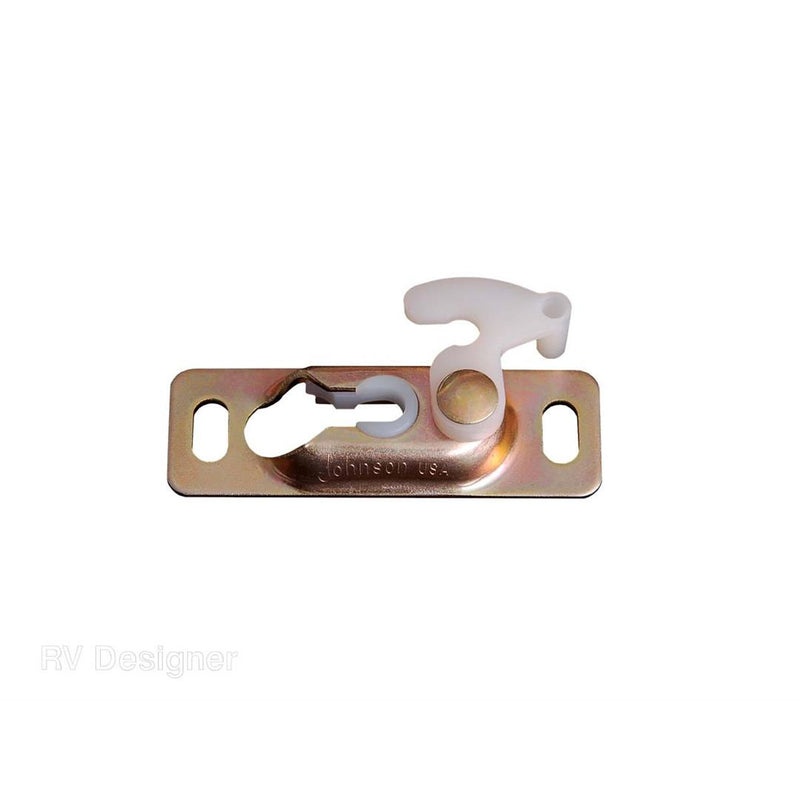 Plaques de montage pour roulettes de porte coulissante RV Designer 20-0185 – ensemble de 2