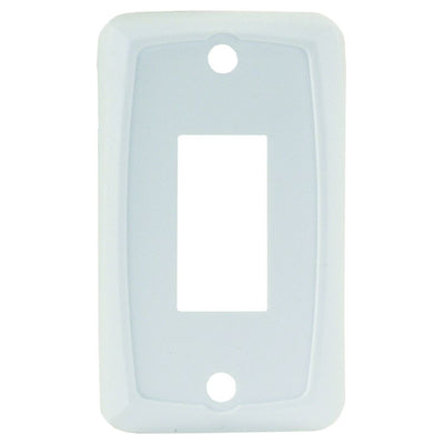 Plaque murale interrupteur simple JR Products 19-1884 blanche pour VR