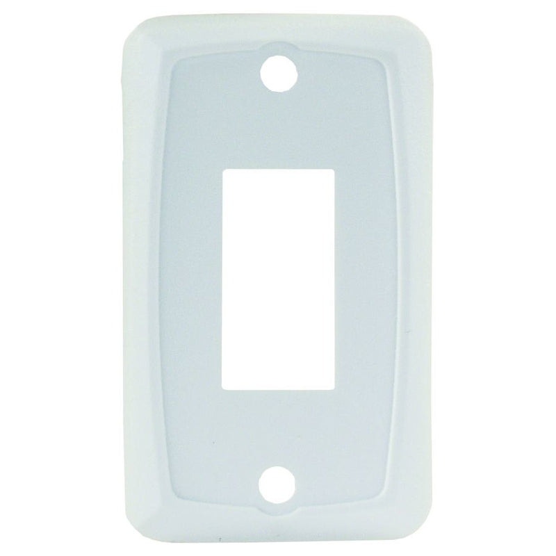 Plaque murale interrupteur simple JR Products 19-1884 blanche pour VR