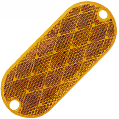 Réflecteur oval rouge pour remorque
