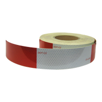 RT20150RW Reflective Visibility Tape (Red/Silver) - Adhesive - DOT Approved - Sold by the Foot