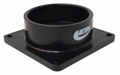 2-Inch Waste Water Valve Connector with Flange - Durable Plastic