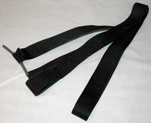 BLACK AWNING STRAP