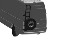 Support de pneu de secours avec échelle ATLAS RC pour porte arrière de van