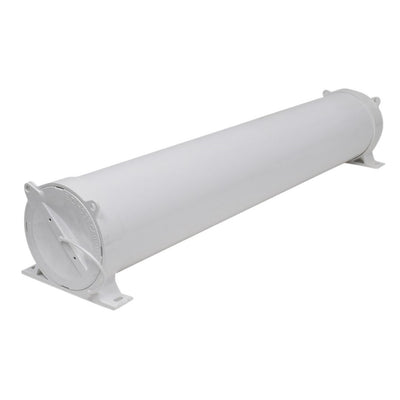 Support de rangement pour tuyau d'égout 26'' blanc