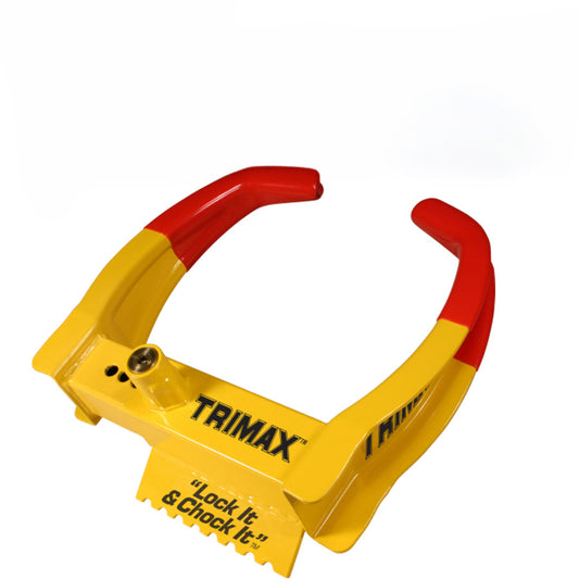Trimax cadenas et cale de roue – Antivol pour remorque (ouverture 11-1/4" à 7")