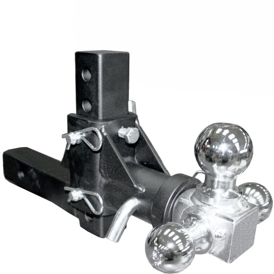 Bloc Ajustable 3 Boules – Support d’Attelage Remorque 3 Tailles