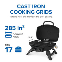 Napoleon TravelQ™ 285 Red Portable Propane Grill - Compact and Powerful