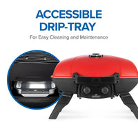 Napoleon TravelQ™ 285 Red Portable Propane Grill - Compact and Powerful
