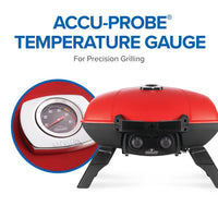 Napoleon TravelQ™ 285 Red Portable Propane Grill - Compact and Powerful