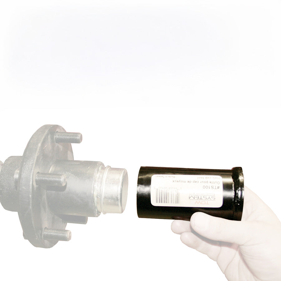 Outil pour cap de moyeu 2" – Installation et retrait de capuchon de moyeu