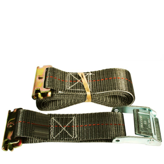 Sangle à came avec bout E pour rail E-Track | Arrimage remorque