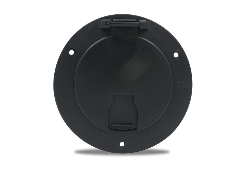Trappe d'acces pour cable électrique 5 1/8'' noir