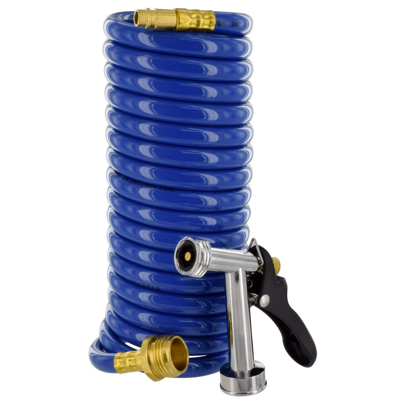 Boyau Quick Connect 15 pi Phoenix Spray-Away bleu pour station extérieure de VR
