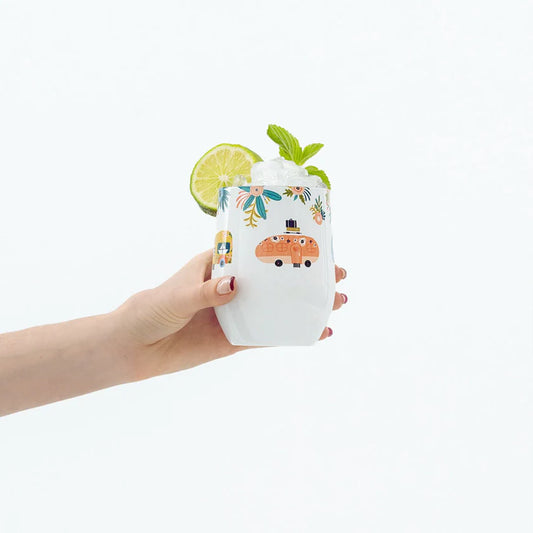 Gobelets isolé en acier inoxydable – Pour boissons chaudes et froides - Les campeuses en cavale