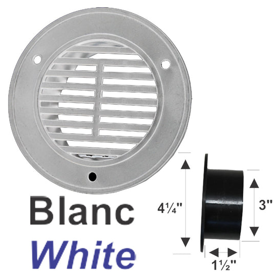 INTERNAL AIR INTAKE, PLAST.WHITE