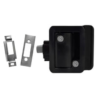 Loquet de porte d'entrée RV PRO avec pêne dormant pour VR – Noir