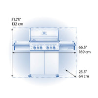 Napoleon Prestige PRO™ 500 Gas Grill - 6 Burners with Infrared and LED