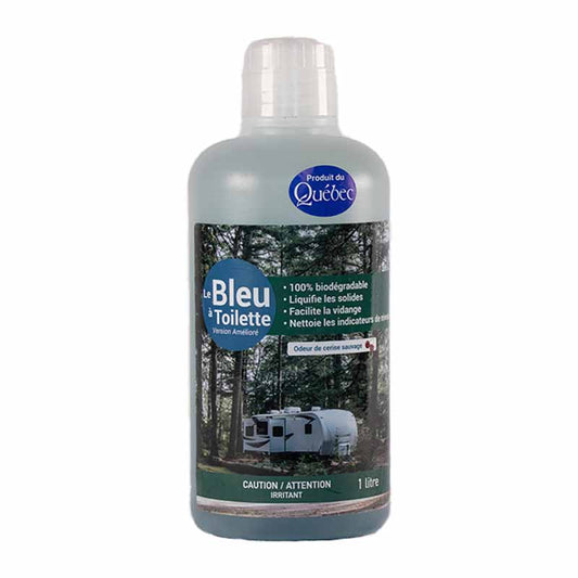 Blue toilet liquid for waste water