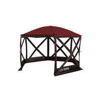 Kuma Outdoor Gear Bear Den Deluxe Gazebo - Red/Black