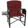 Chaise Kuma avec tablette - Rouge et noir