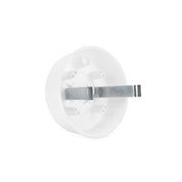 Capuchon de ventilation pour plomberie RV jusqu'à 2 pouces - Blanc polaire avec fixation à ressort