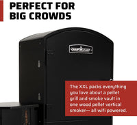 Fumoir Vertical à Pellets Camp Chef XXL avec WiFi, Contrôleur PID et 8 Grilles de Cuisson