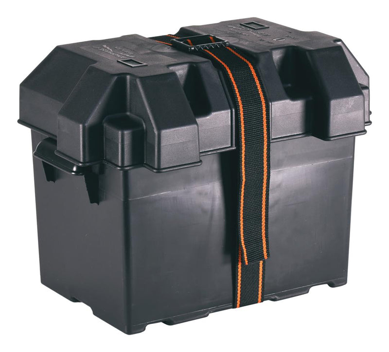 Battery Box for Group 24 - Acid-Resistant Ventilated Polypropylene