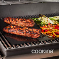 COOKINA Reusable Non-Stick BBQ Cooking Mat – For Grills and Smokers