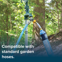Camco Metal Y Water Hose Tap - 2-Way Hose Splitter, Controlled Valve