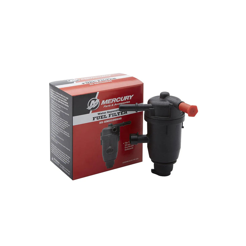 Filtre à carburant séparateur d’eau Mercury 8M0106635 pour moteurs hors-bord V6 et V8 FourStroke
