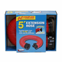 Tuyau d'Égout EZ Coupler 5 Pieds - Vinyle 18 Mil, Protection UV, Raccord Bayonnet