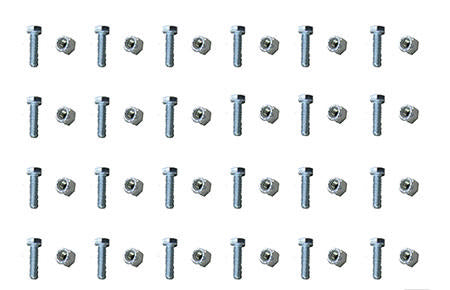 frame - service kit - hardware only - (24 bolts & 24 nuts) - 21700158