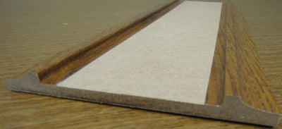 trim - fascia - 1/2" x 6" x 169" - carb 2 - mdf - abbey oak